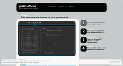 Desktop Screenshot of justinstories.wordpress.com