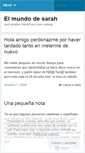Mobile Screenshot of elmundodesarah.wordpress.com