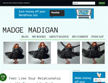 Tablet Screenshot of madgemadigan.wordpress.com