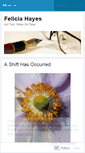 Mobile Screenshot of feliciahayes.wordpress.com