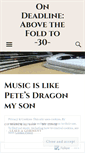 Mobile Screenshot of ondeadline.wordpress.com