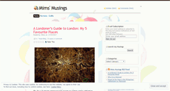 Desktop Screenshot of mimsmusings.wordpress.com