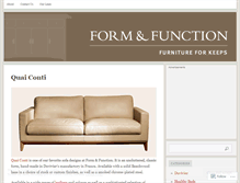 Tablet Screenshot of furnitureforkeeps.wordpress.com
