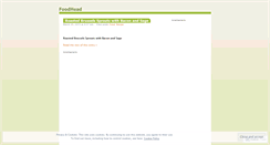 Desktop Screenshot of foodhead.wordpress.com