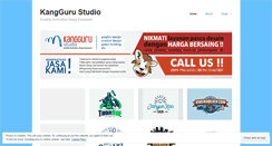 Desktop Screenshot of kanggurustudio.wordpress.com