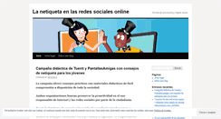 Desktop Screenshot of netiquetasocial.wordpress.com