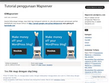 Tablet Screenshot of mapserver.wordpress.com