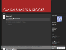 Tablet Screenshot of omsaishares.wordpress.com