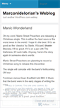 Mobile Screenshot of marconidelorian.wordpress.com