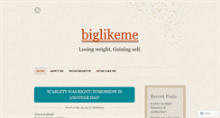Desktop Screenshot of biglikeme.wordpress.com