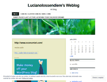 Tablet Screenshot of lucianolossendiere.wordpress.com