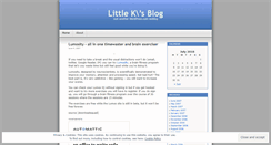 Desktop Screenshot of littlek.wordpress.com