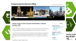 Desktop Screenshot of congresodeorientacion.wordpress.com