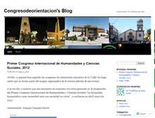 Tablet Screenshot of congresodeorientacion.wordpress.com