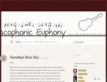 Tablet Screenshot of cacophoniceuphony.wordpress.com