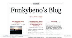 Desktop Screenshot of funkybeno.wordpress.com
