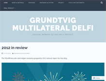 Tablet Screenshot of delfiproject.wordpress.com
