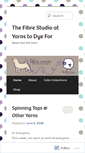 Mobile Screenshot of fibrestudio.wordpress.com