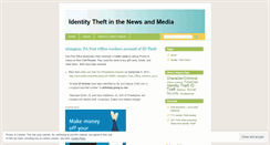 Desktop Screenshot of idtheftnews.wordpress.com