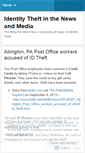 Mobile Screenshot of idtheftnews.wordpress.com