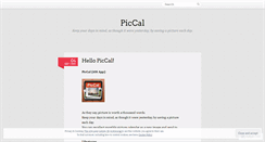 Desktop Screenshot of piccal.wordpress.com