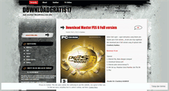 Desktop Screenshot of downloadgratis17.wordpress.com