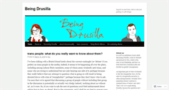 Desktop Screenshot of beingdrusilla.wordpress.com