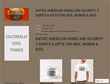 Tablet Screenshot of culturallycool.wordpress.com