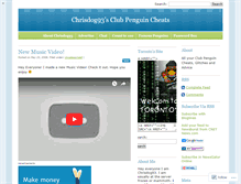 Tablet Screenshot of chrisdog93.wordpress.com