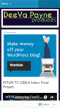 Mobile Screenshot of deevapayne.wordpress.com