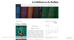 Desktop Screenshot of labibliotecadebufkin.wordpress.com