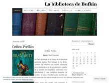 Tablet Screenshot of labibliotecadebufkin.wordpress.com