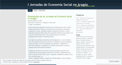 Desktop Screenshot of economiasocialaragon.wordpress.com