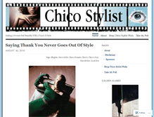 Tablet Screenshot of chicostylist.wordpress.com