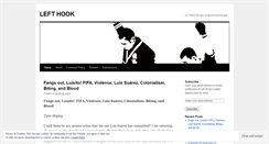 Desktop Screenshot of lefthookjournal.wordpress.com