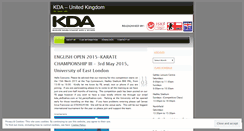 Desktop Screenshot of kdakarate.wordpress.com