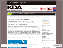 Tablet Screenshot of kdakarate.wordpress.com