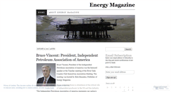 Desktop Screenshot of energymagazine.wordpress.com