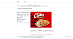 Desktop Screenshot of momsofbatonrouge.wordpress.com