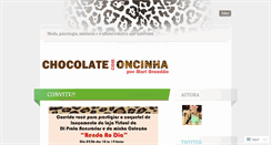 Desktop Screenshot of chocolatecomoncinha.wordpress.com