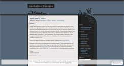 Desktop Screenshot of lookatmedesigns.wordpress.com