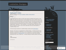 Tablet Screenshot of lookatmedesigns.wordpress.com