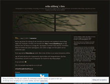Tablet Screenshot of erikaahlberg.wordpress.com
