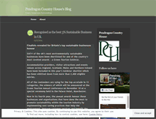 Tablet Screenshot of pendragoncountryhouse.wordpress.com