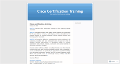 Desktop Screenshot of ccvptraining.wordpress.com