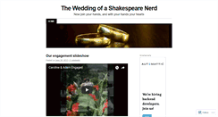 Desktop Screenshot of bardbride.wordpress.com