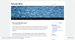 Desktop Screenshot of feltlikewool.wordpress.com