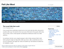 Tablet Screenshot of feltlikewool.wordpress.com