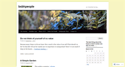 Desktop Screenshot of bsbhpeople.wordpress.com