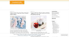 Desktop Screenshot of goodwitchgifts.wordpress.com
